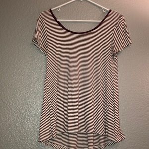Flowy striped top